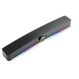 Barra de sonido ITEK S100 para juegos - RGB con botones de encendido/apagado, Bluetooth, conector de 2 x 3,5 mm, salida de micrófono y auriculares - ITSDS100