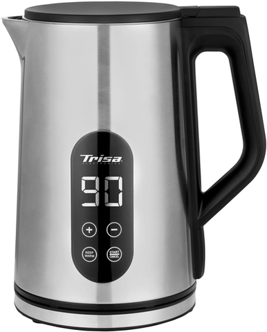 Trisa Digital Boil Wasserkocher schnurlos Edelstahl (6459.7512)