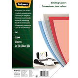 FELLOWES CLEAR COPERTINA IN PVC 297X420 mm A3 200 MY COL. TRASPARENTE CONF 100 PZ.