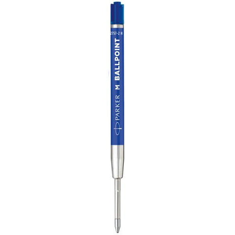 PARKER REFIL PENNA A SFERA PUNTA M INCHIOSTRO BLU CONF 2 PZ.
