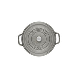 Staub 40509-312-0 padella 5,25 L Rotondo Grafite, Grigio
