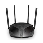 MERCUSYS MR80X ROUTER WI-FI 6 DUAL-BAND AX3000 2.4/5GHz 3 PORTE LAN GIGABIT 1 PORTA WAN GIGABIT- 4 ANTENNE FISSE DESKTOP NERO