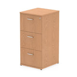 Dynamic I000781 schedario e accessori Truciolare rivestito di melamina [MFC] Quercia (Impulse 3 Drawer Filing Cabinet Oak I000781 DD)