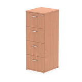 Dynamic I000074 schedario e accessori Truciolare rivestito di melamina [MFC] Faggio (Impulse 4 Drawer Filing Cabinet Beech I000074 DD)