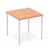 Dynamic Impulse Straight Table (Impulse 800mm Straight Table Oak Top Silver Box Frame Leg BF00127 DD)