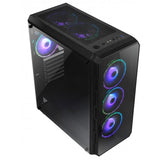 TECNO PC CASE GAMING ARGB LATERALE TRASPARENTE NERO TC-GAME 13