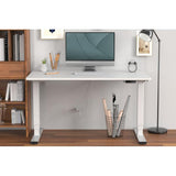 Digitus Struttura per tavolo dallaltezza regolabile electrónicamente, motore doppio, 3 livelli, bianco