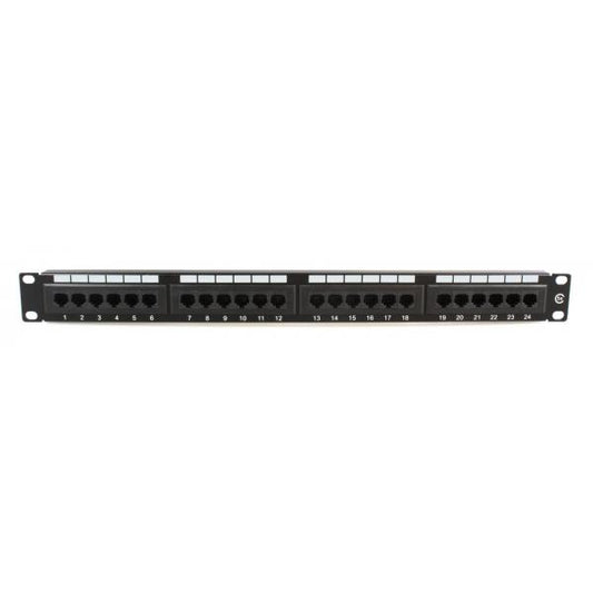 Microconnect PP-003 pezzo di pannello 1U (19 UTP. CAT5e patch panel - 24 port Dual IDC - Warranty: 12M)