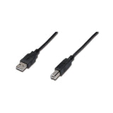 CAVO USB 2.0 A-B 3MT M/M BK