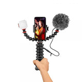 Joby JB01645-BWW treppiede Smartphone/macchina fotografica digitale 3 gamba/gambe Nero, Rosso (Joby GorillaPod Mobile Vlogging Kit -)