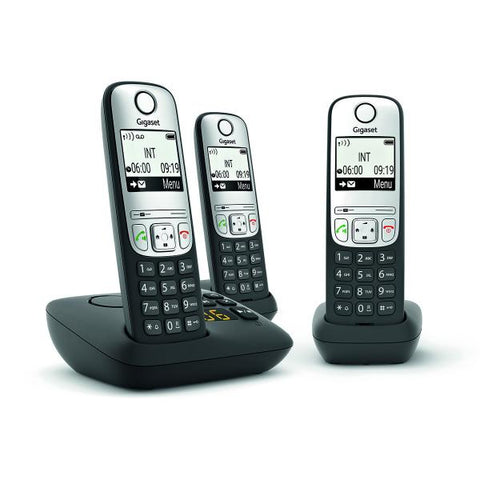 Gigaset A690A Trio Telefono analogico/DECT Identificatore di chiamata Nero