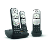 Gigaset A690A Trio Telefono analogico/DECT Identificatore di chiamata Nero