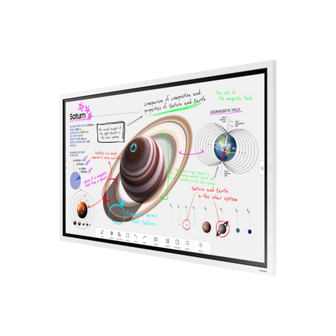 Samsung WM55B Pannello piatto per segnaletica digitale 139,7 cm (55") VA Wi-Fi 350 cd/m 4K Ultra HD Bianco Touch screen Processore integrato Tizen 6.5 16/7