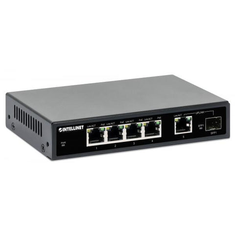 Intellinet 561822 switch di rete Gigabit Ethernet (10/100/1000) Supporto Power over Ethernet (PoE) Nero
