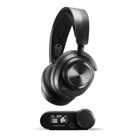 Steelseries Arctis Nova Pro Wireless Auricolare A Padiglione Gaming Bluetooth Nero (Steelseries Arctis Nova Pro Wireless - Headset - Black)