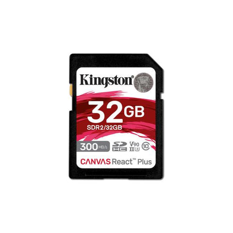 Kingston Technology Canvas React Plus 32 GB SD UHS-II Classe 10