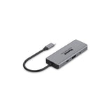 HAMLET HDKC-PD200A DOCKING STATION USB-C POWER DELIVERY 85W 3xUSB 3.0 1xHDMI 1xUSB-C LAN 10/100/1000 MBPS GREY
