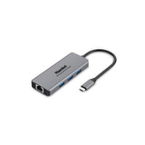 HAMLET HDKC-PD200A DOCKING STATION USB-C POWER DELIVERY 85W 3xUSB 3.0 1xHDMI 1xUSB-C LAN 10/100/1000 MBPS GREY