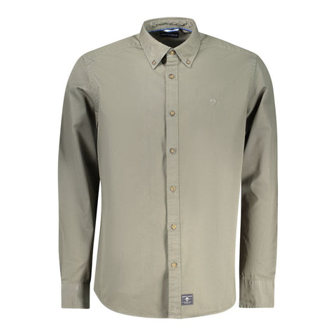 Verde Cotton Men Shirt - Taglia S