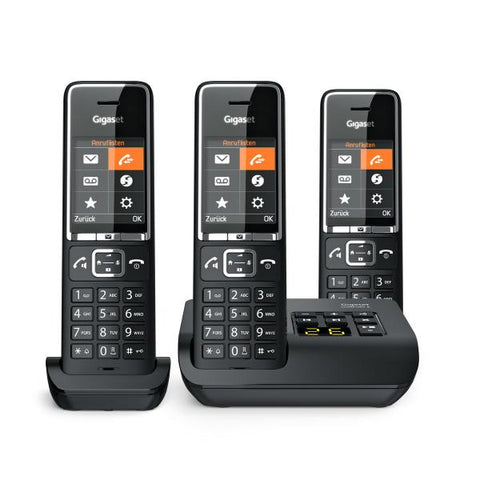 Gigaset COMFORT 550A Telefono analogico Identificatore di chiamata Nero