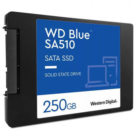 SSD WD 250GB BLUE 2.5" SATA3 READ:540MB/S-WRITE:500MB/S WDS250G3B0A