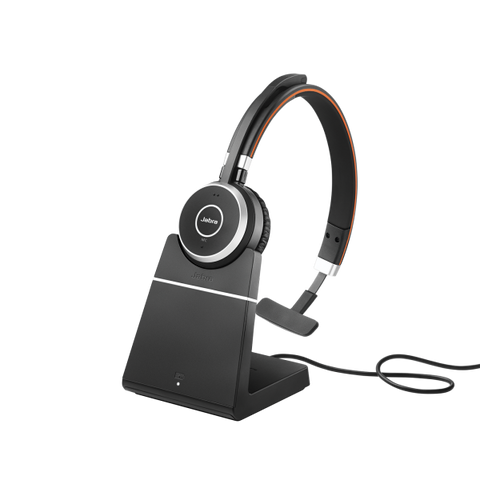 Jabra Evolve 65 Auricolare Con cavo e senza cavo A Padiglione Musica e Chiamate USB tipo A Bluetooth Base di ricarica Nero