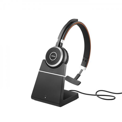 Jabra Evolve 65 Auricolare Con cavo e senza cavo A Padiglione Musica e Chiamate USB tipo A Bluetooth Base di ricarica Nero