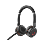 Jabra Evolve 75 Auricolare Con cavo e senza cavo A Padiglione Musica e Chiamate Bluetooth Base di ricarica Nero