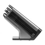 Ninja Foodi StaySharp Ceppo per coltelli con fessure Acciaio inossidabile Nero, Argento