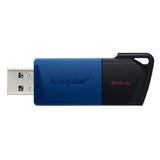 KINGSTON DATA TRAVELER EXODIA M CHIAVETTA USB 3.2 64GB NERO BLU