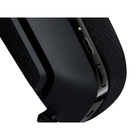 LOGITECH G535 LIGHTSPEED CUFFIA GAMING WIRELESS CON MICROFONO FLIP TO MUTE AUDIO STEREO RICARICABILE TRAMITE USB BLACK