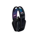LOGITECH G535 LIGHTSPEED CUFFIA GAMING WIRELESS CON MICROFONO FLIP TO MUTE AUDIO STEREO RICARICABILE TRAMITE USB BLACK