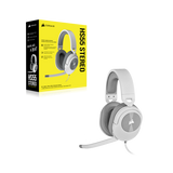 Corsair HS55 STEREO Auricolare Cablato Portatile Giocare Bianco 