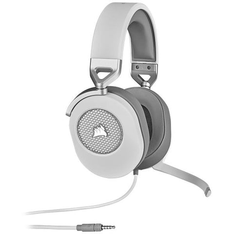 Corsair HS65 SURROUND Auricolare Cablato Portatile Giocare Bianco
