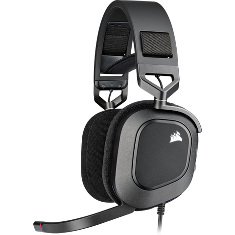 Corsair HS80 RGB USB Auricolare Cablato Portatile Giocare Carbonio