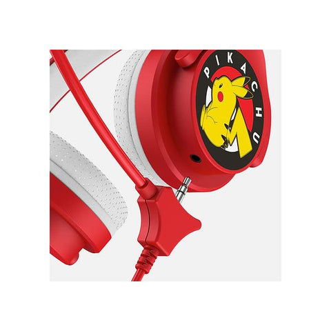 OTL Technologies Pokmon Pikachu Cuffie Cablato A Padiglione Giocare Rosso, Bianco (OTL Technologies Pokmon Pikachu Hoved)