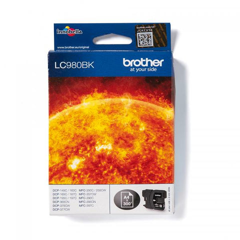 BROTHER LC-980BK CARTUCCIA NERO PER DCP145C-165C-MFC250C-290C 300PG