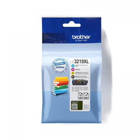 Brother LC3219XLVALBP cartuccia toner 4 pz Originale Nero, Ciano, Magenta, Giallo