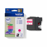 BROTHER LC-221M CARTUCCIA MAGENTA PER DCP-J562DW/MFC-J480DW-J680DW-J880DW 260 PAG