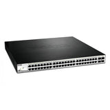 D-LINK DGS-1210-52MP SWITCH GESTITO 8 x 10/100/1000 (PoE+) + 40 x 10/100/1000 (PoE) + 4 x SFP PoE+ (370 W) MONTABILE SU RACK