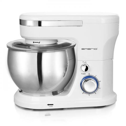 Emerio KM-123117 robot da cucina 1000 W 5 L Acciaio inox, Bianco