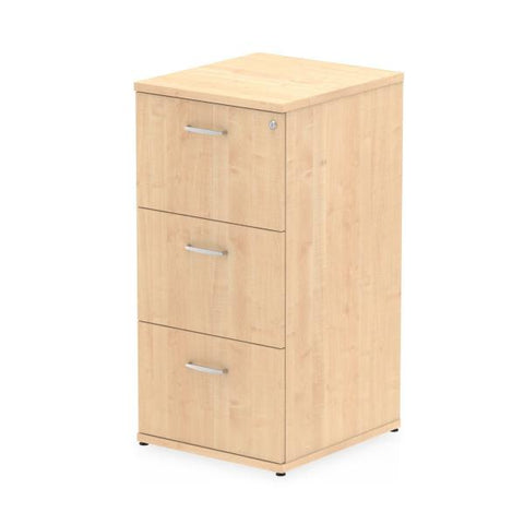 Dynamic I000253 schedario e accessori Truciolare rivestito di melamina [MFC] Colore acero (Dynamic Impulse 3 Drawer Filing Cabinet Maple I000253 DD)