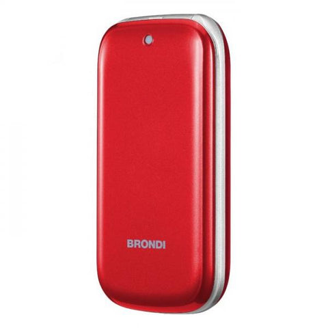 BRONDI STONE+ 2.4" DUAL SIM RED ITALIA SENIOR PHONE