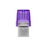 KINGSTON DATA TRAVEL MICRO DUO USB3.2+USB-C 128GB 200MB/S VIOLA SILVER