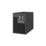 ATLANTIS A03-OP1002 UPS ONLINE GRUPPO DI CONTINUIT SERVER DOPPIA CONVERSIONE ONDA SINUSOIDALE PURA 1000VA 900W TOWER DISPLAY LCD USB SERIALE RS-232 4 USCITE IEC PORTA EPO SLOT SNMP BLACK