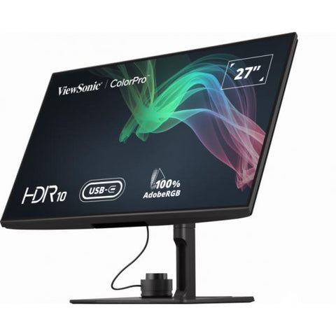 VIEWSONIC VP SERIES VP2786-4K 27" 4K ULTRA HD IPS 3840 x 2160 ADOBE RGB 16:9 250 CD/mq CONTRASTO 1300:1 60Hz FLICKER FREE HDR10 USB-A + C DISPLAYPORT NERO