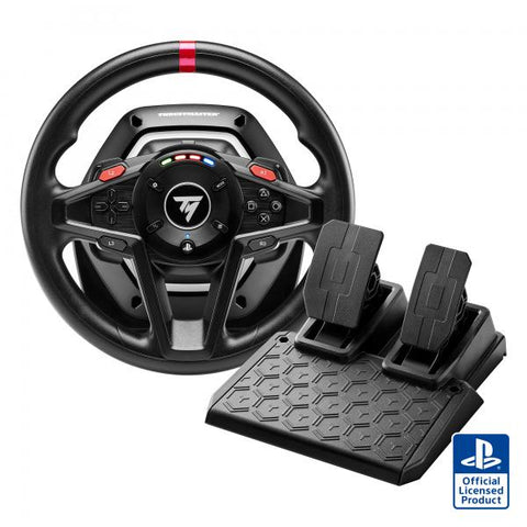 THRUSTMASTER T128 VOLANTE FORCE FEEDBACK CON PEDALI MAGNETICI Tecnologia HYBRID DRIVE PLAYSTATION 5 PLAYSTATION 4 /PC BLACK