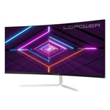 Monitor LC-Power LC-M34-UWQHD-100-C-V3 para PC, 86,4 cm (34"), 3440 x 1440 píxeles, UltraWide Quad HD LCD, color blanco 