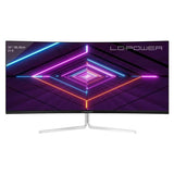 Monitor LC-Power LC-M34-UWQHD-100-C-V3 para PC, 86,4 cm (34"), 3440 x 1440 píxeles, UltraWide Quad HD LCD, color blanco 