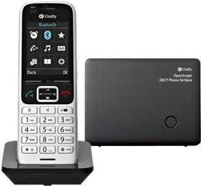 Unify OpenScape DECT Phone S6 Base - Schnurlostelefon - mit Bluetooth-Schnittstelle mit Rufnummernanzeige - ECO DECT - Schwarz